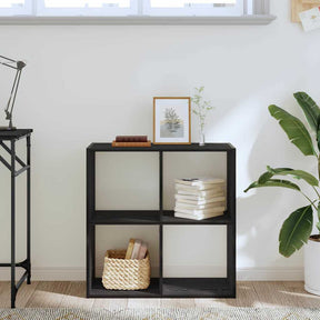 Vidaxl boekenkast zwart eiken 68.5 x 32 x 68.5 cm