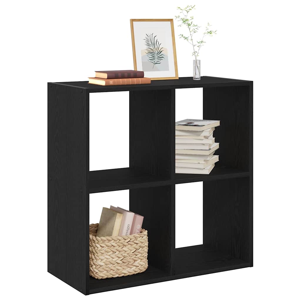 Vidaxl boekenkast zwart eiken 68.5 x 32 x 68.5 cm