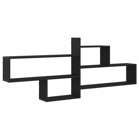 Vidaxl wandplank zwart eiken 167,5x18x68 cm engineered wood