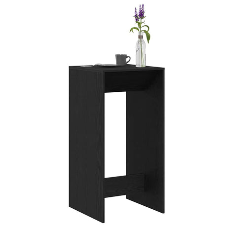 Vidaxl bartafel 51 x 50 x 103,5 cm bewerkt hout zwart eiken