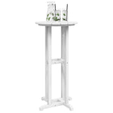Vidaxl bartafel wit 55 x 55 x 107 cm polyetheen
