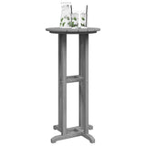 Vidaxl bartafel lichtgrijs 55 x 55 x 107 cm polyetheen