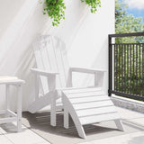 Vidaxl adirondack-stoel wit hdpe