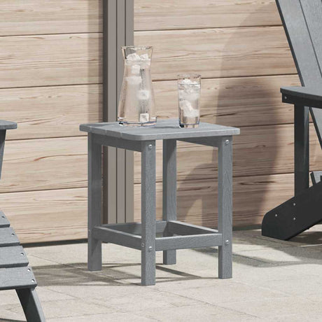 Vidaxl bijzettafel lichtgrijs 38 x 38 x 46 cm polyetheen