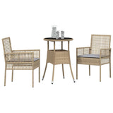 Vidaxl 3 st beige