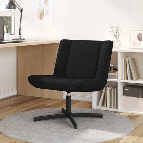 Vidaxl draaistoel zwart 63 x 75 x 76 cm stof