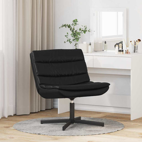 Vidaxl draaistoel zwart 63 x 75 x 76 cm kunstleer