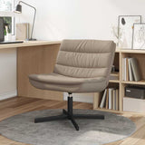 Vidaxl draaistoel cappuccino 63 x 75 x 76 cm kunstleer