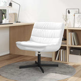 Vidaxl draaistoel wit 63 x 75 x 76 cm kunstleer