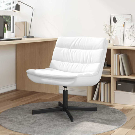 Vidaxl draaistoel wit 63 x 75 x 76 cm kunstleer