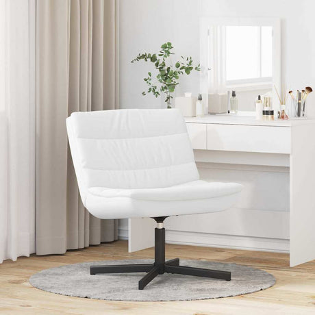 Vidaxl draaistoel wit 63 x 75 x 76 cm kunstleer