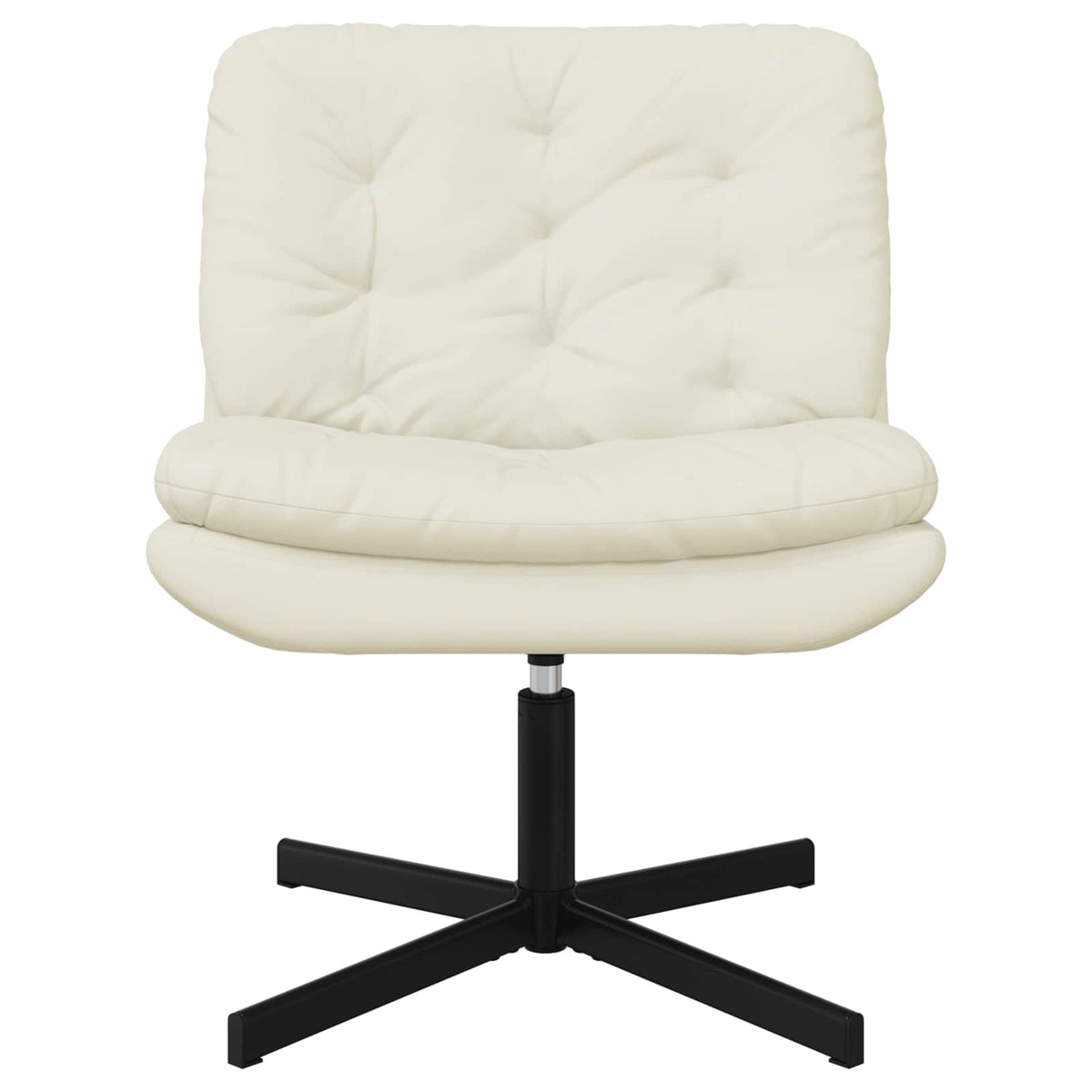 Vidaxl draaibare relaxstoel crème 63 x 75 x 76 cm fluweel