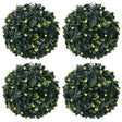 Vidaxl kunstbuxusballen met led-verlichting 4 st 12 cm groen
