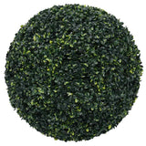 Vidaxl kunstbuxusballen met led-verlichting 2 st 52 cm groen