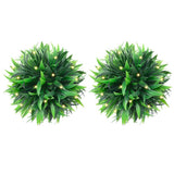 Vidaxl kunstbuxusballen met led-verlichting 2 st 30 cm groen