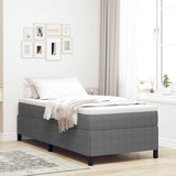 Vidaxl boxspringbed lichtgrijs 90 x 200 cm katoen stof