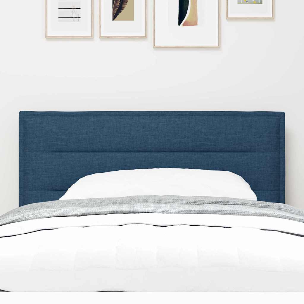 Vidaxl hoofdbord blauw stof