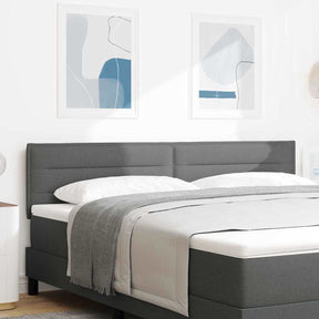 Vidaxl hoofdbord donkergrijs stof
