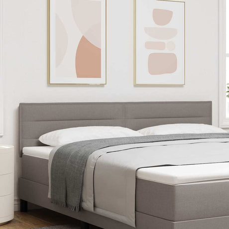 Vidaxl hoofdbord taupe stof