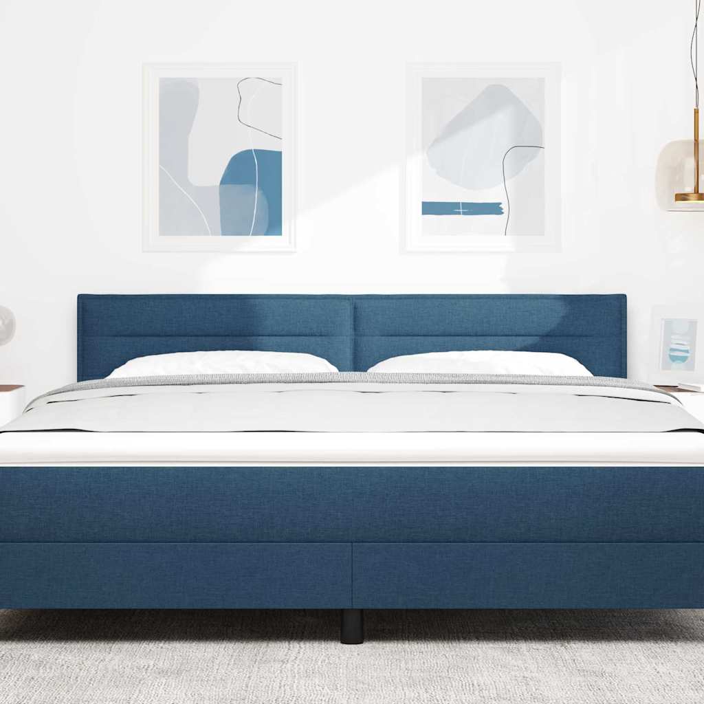 Vidaxl hoofdbord blauw stof