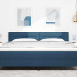 Vidaxl hoofdbord blauw stof