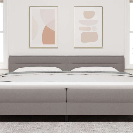 Vidaxl hoofdbord taupe stof