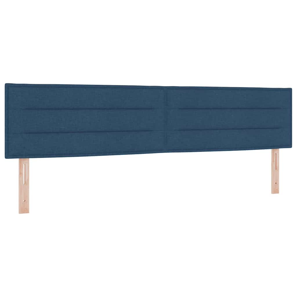 Vidaxl hoofdbord blauw 200 cm stof