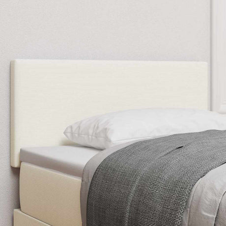 Vidaxl hoofdbord crème 80 cm katoen stof