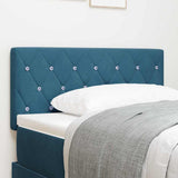 Vidaxl hoofdbord donkerblauw 90 cm fluweel