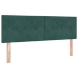 Vidaxl hoofdbord donkergroen 160 cm fluweel
