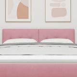 Vidaxl hoofdbord roze 160 cm fluweel