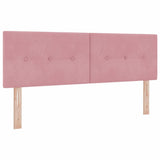 Vidaxl hoofdbord roze 160 cm fluweel