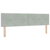 Vidaxl hoofdbord lichtgrijs 180 cm fluweel