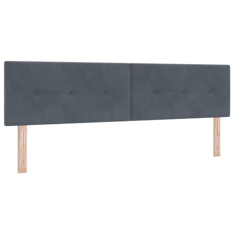 Vidaxl hoofdbord donkergrijs 180 cm fluweel