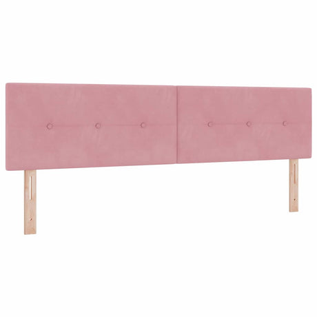 Vidaxl hoofdbord roze 180 cm fluweel