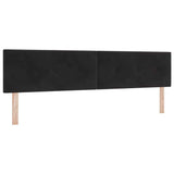 Vidaxl hoofdbord zwart 200 cm fluweel