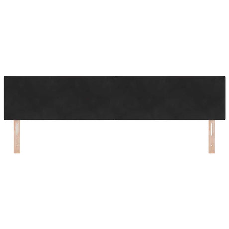 Vidaxl hoofdbord zwart 200 cm fluweel
