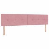 Vidaxl hoofdbord roze 200 cm fluweel