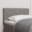 Vidaxl hoofdbord taupe stof
