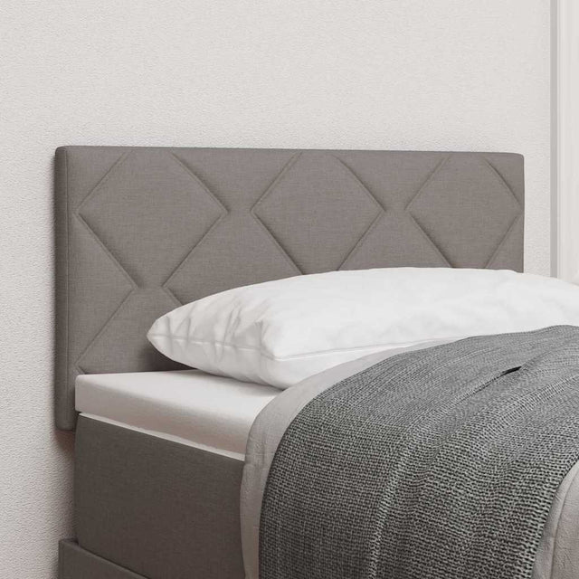 Vidaxl hoofdbord taupe stof