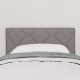 Vidaxl hoofdbord taupe stof