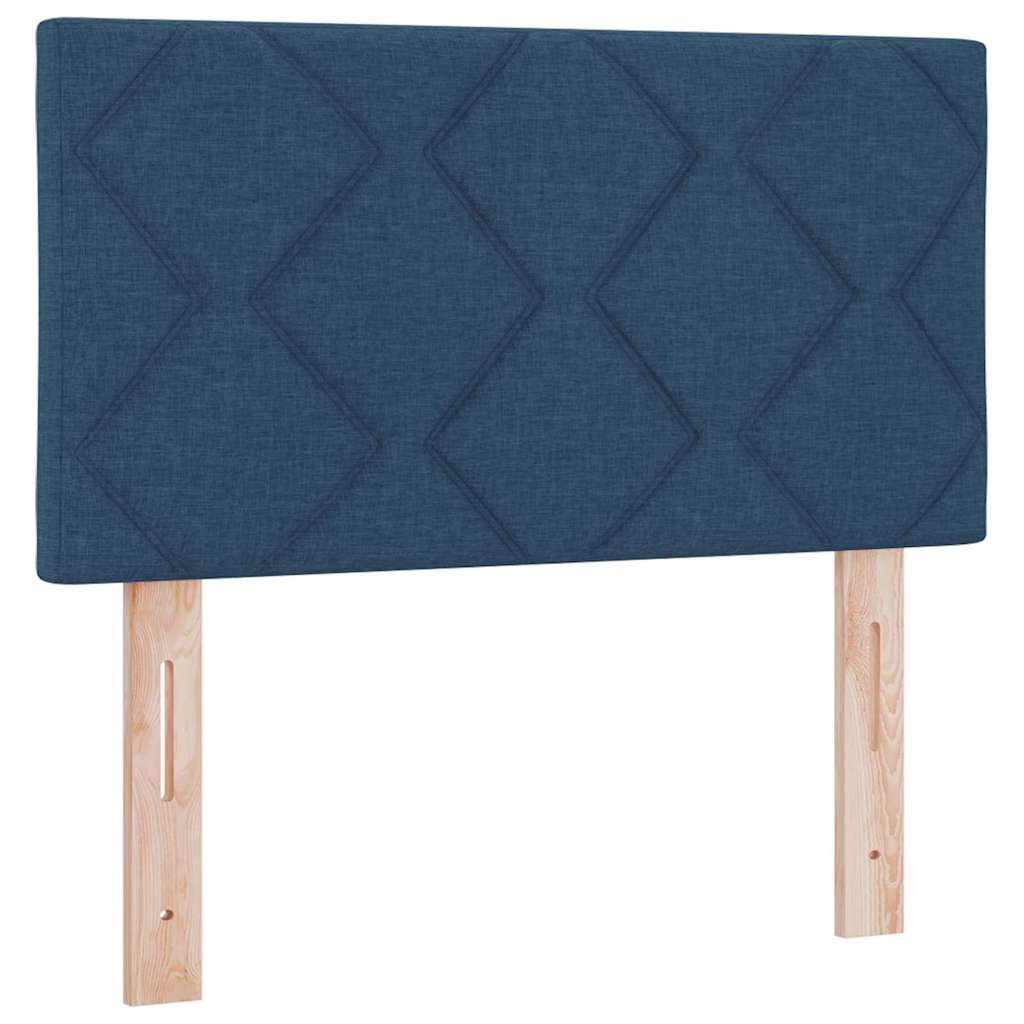 Vidaxl hoofdbord blauw stof