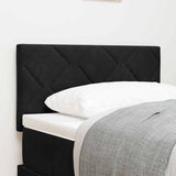Vidaxl hoofdbord zwart 80 cm fluweel