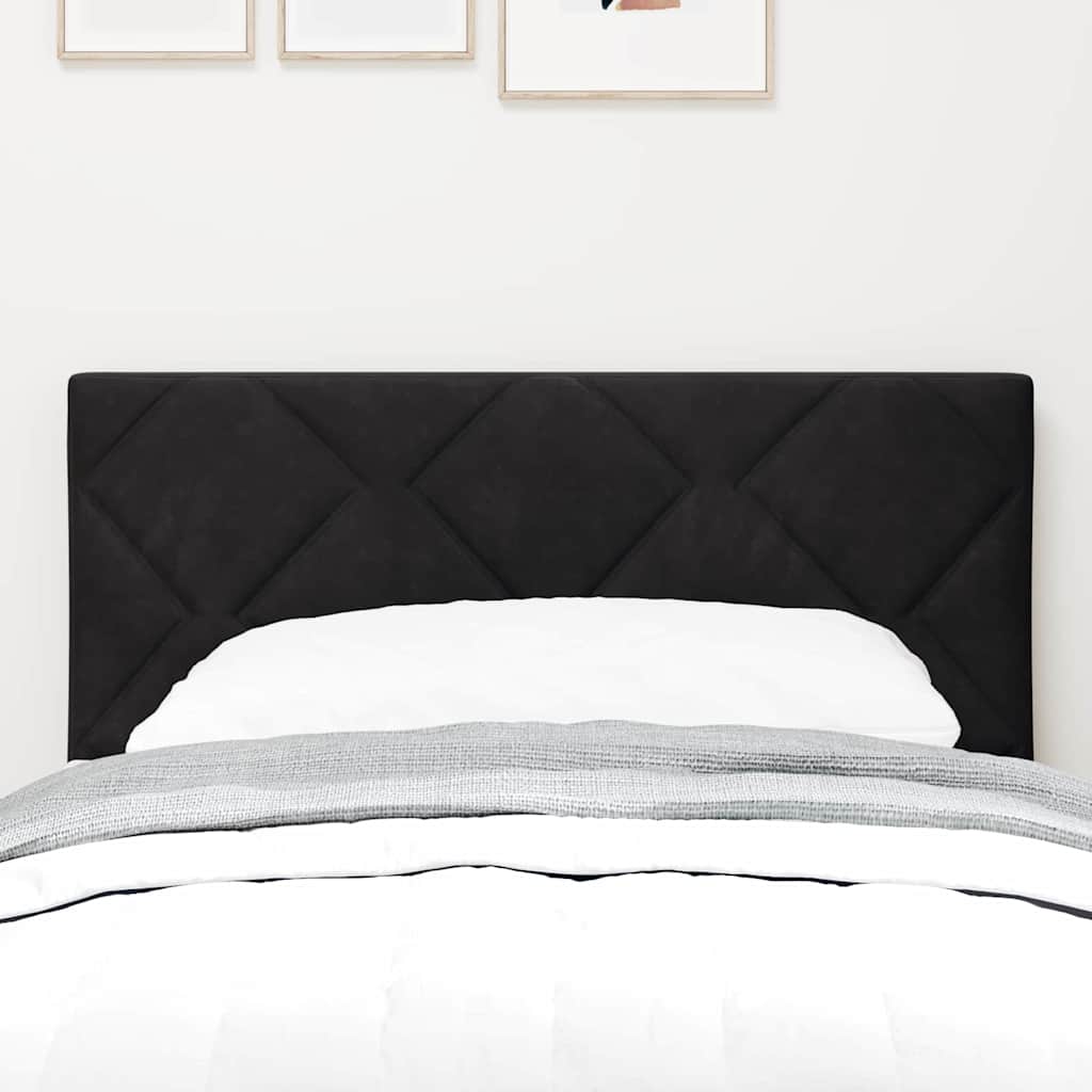 Vidaxl hoofdbord zwart 80 cm fluweel