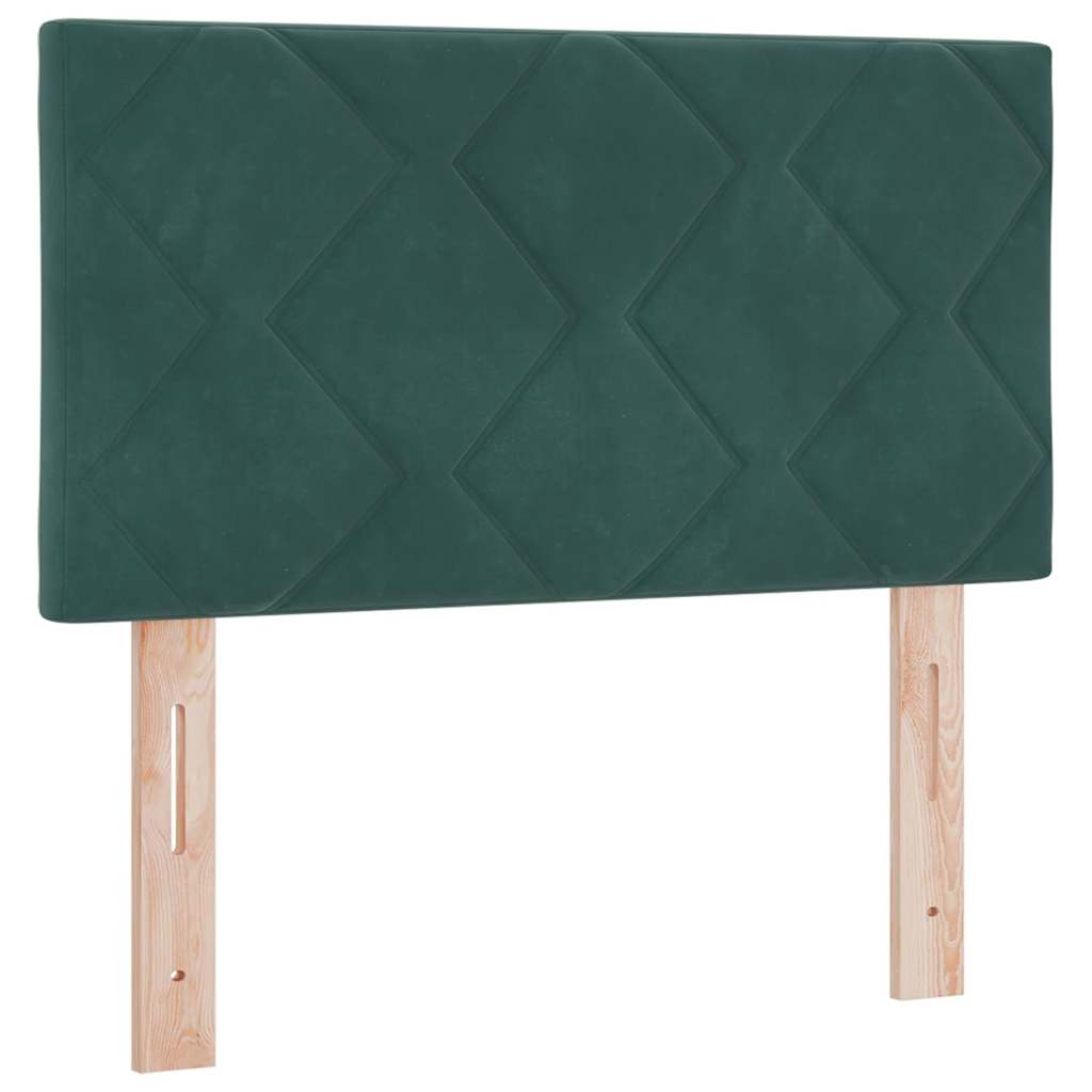 Vidaxl hoofdbord donkergroen 80 cm fluweel