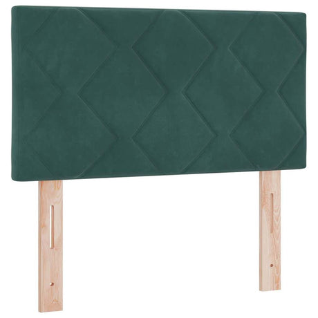 Vidaxl hoofdbord donkergroen 80 cm fluweel
