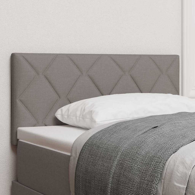 Vidaxl hoofdbord taupe stof