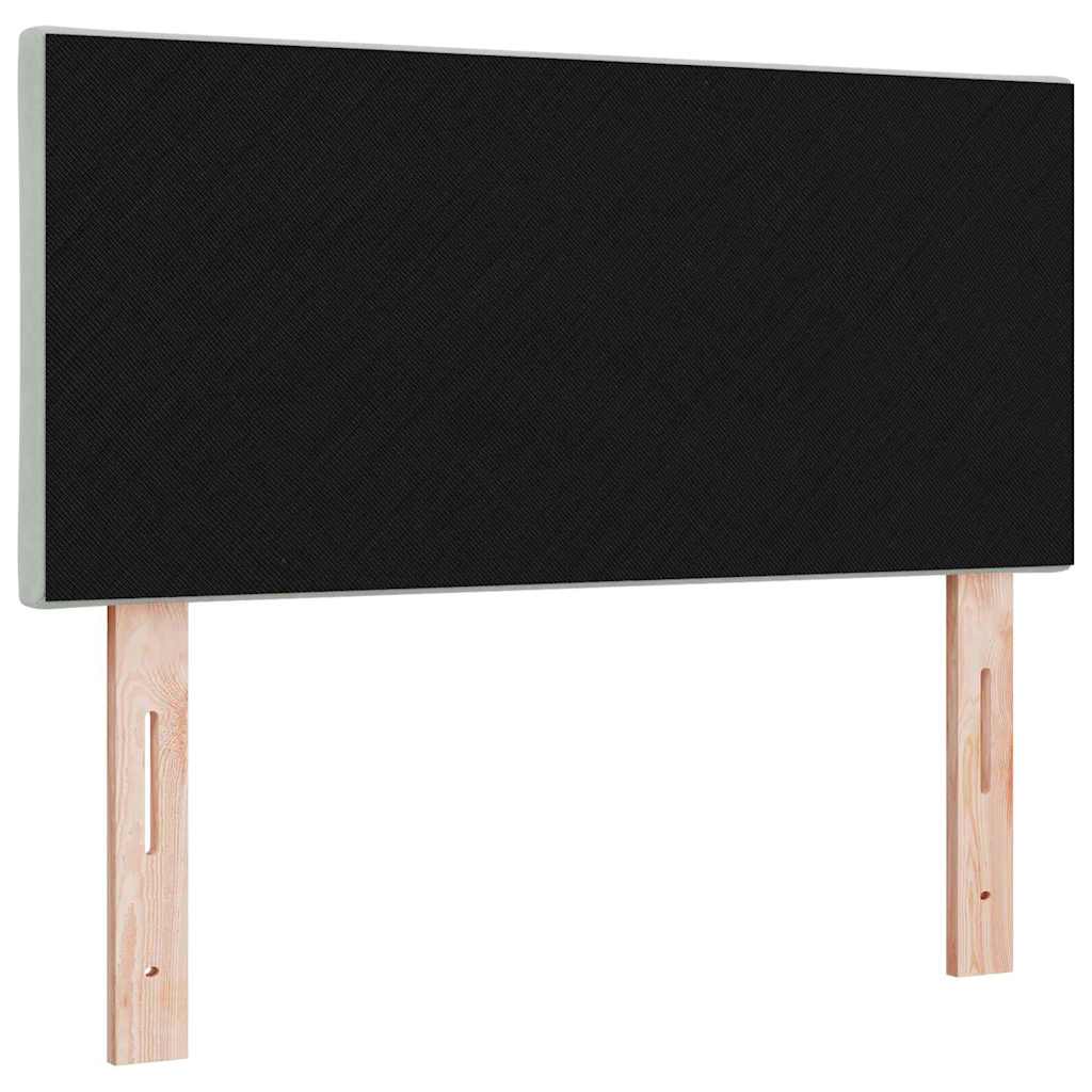 Vidaxl hoofdbord lichtgrijs 90 cm fluweel