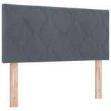 Vidaxl hoofdbord donkergrijs 100 cm fluweel