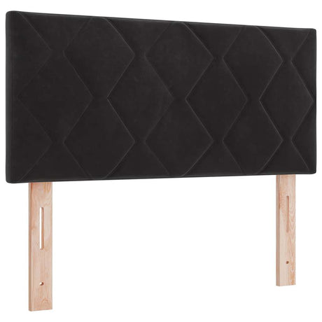 Vidaxl hoofdbord zwart 100 cm fluweel